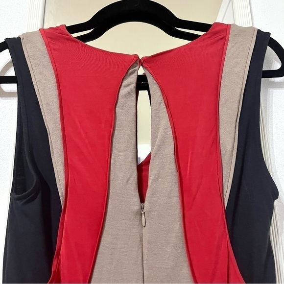 BCBGMAXAZRIA Runway Colorblock Dress Size XXS - Picture 4 of 10